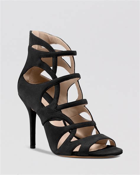 michael kors black heel sandals|Michael Kors black high heels.